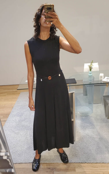 Seamed Sleeveless Maxi Dress Seamed Sleeveless Maxi Dress