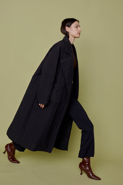 Cropped Flare Pant - Black Crepe – NOMIA