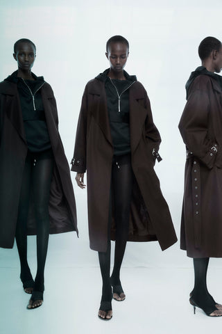 Cropped Hooded Anorak - Black – NOMIA