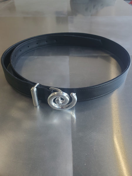 Spiral Belt - Black / Silver Plating – NOMIA display picture 1