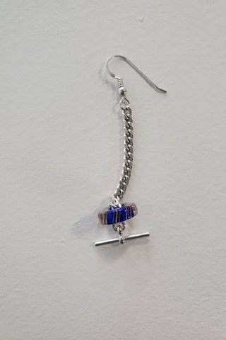 アクセサリー Martine Ali -  Toggle Earring Martine Ali - Blue Glass Drop Earring – NOMIA