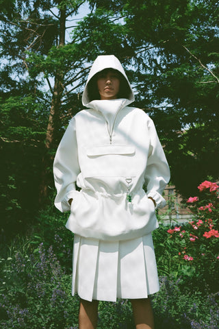 Pullover Anorak - Chalk Matte Satin – NOMIA