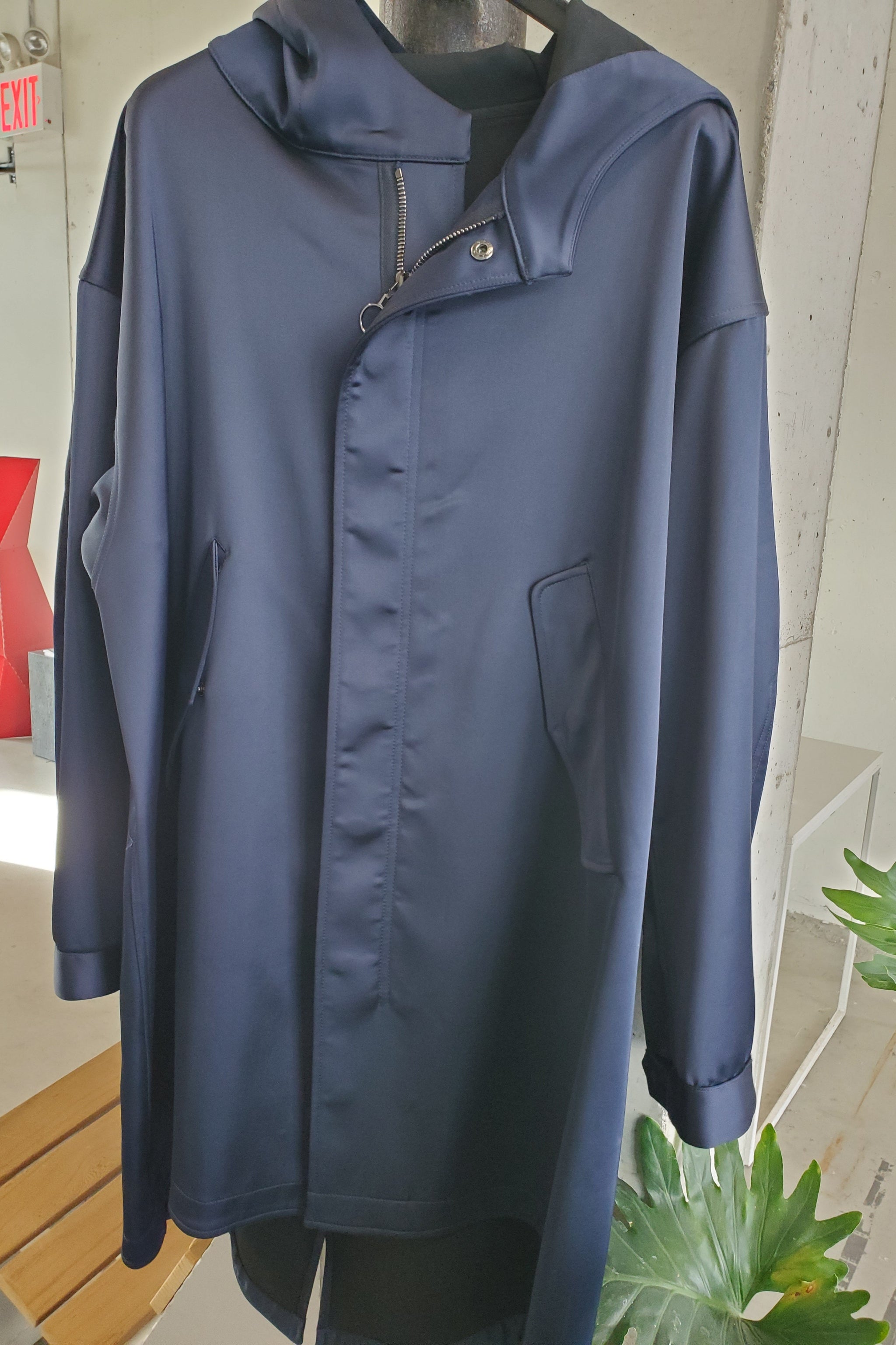 Y−3 FISH TAIL PARKA Cotton Fishtail Parka by MHL by Margaret Howell- La Garçonne