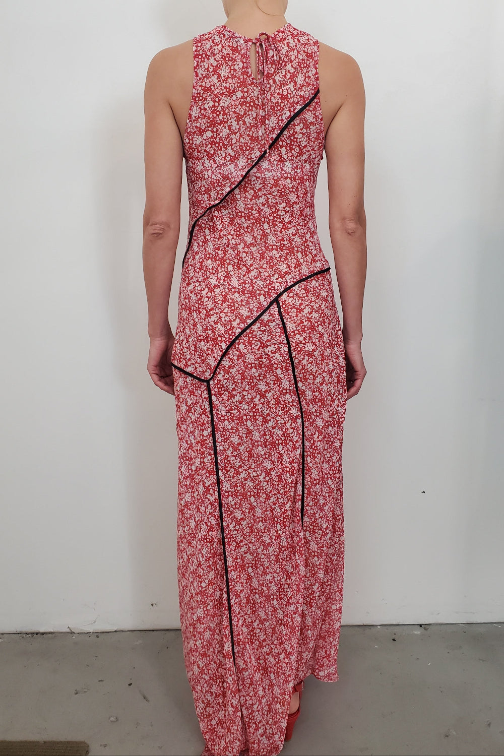 pink poppy sleeveless mesh dress Pink Poppy Sleeveless Mesh Dress by Never Fully Dressed