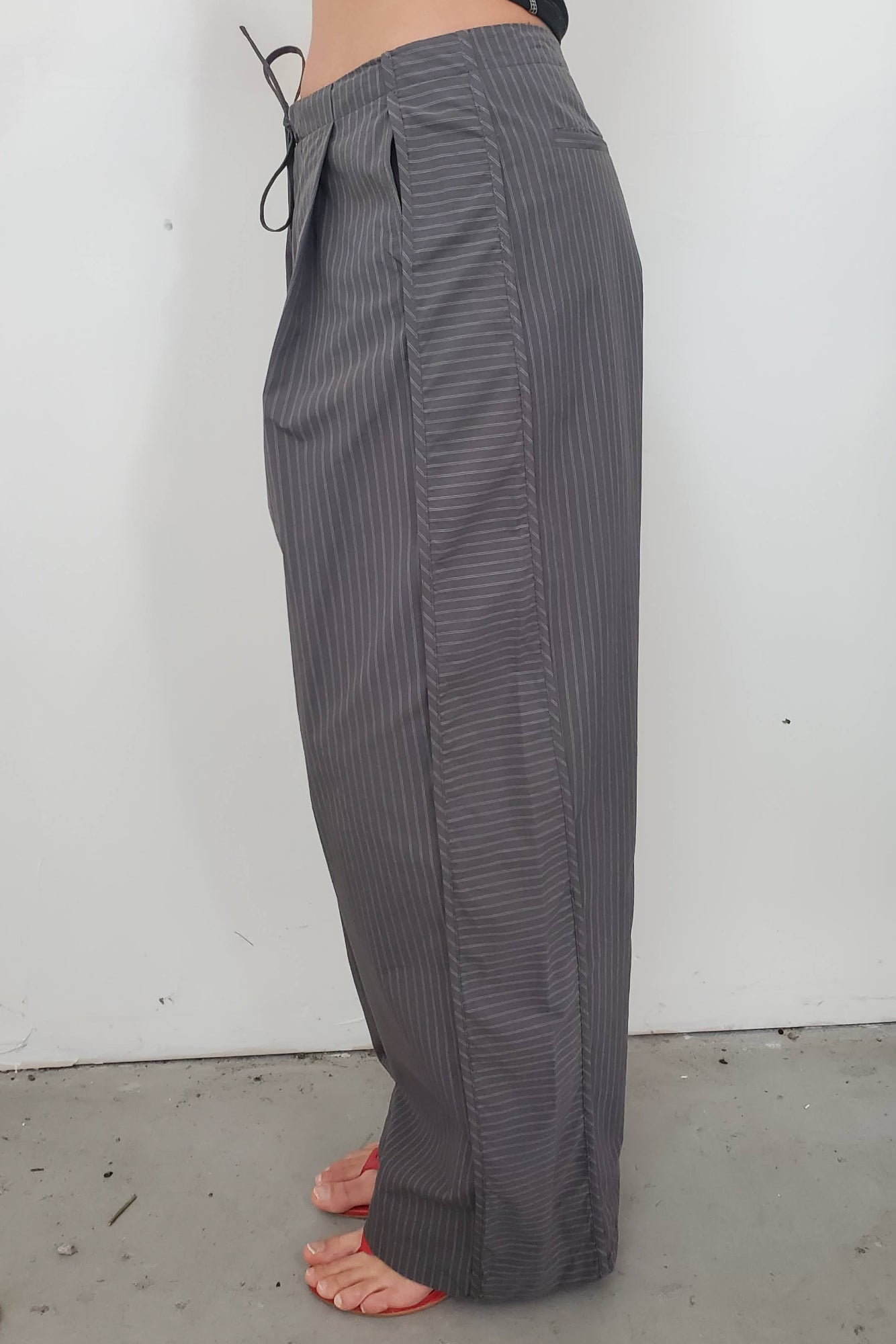 Side Panel Pant - Coffee Stripe – NOMIA