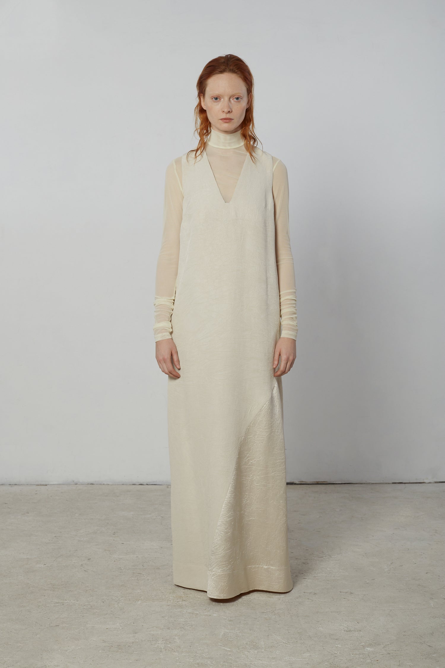 mesh turtleneck dress AFRM Shailene long sleeve turtleneck mesh midi dress in ornate purple