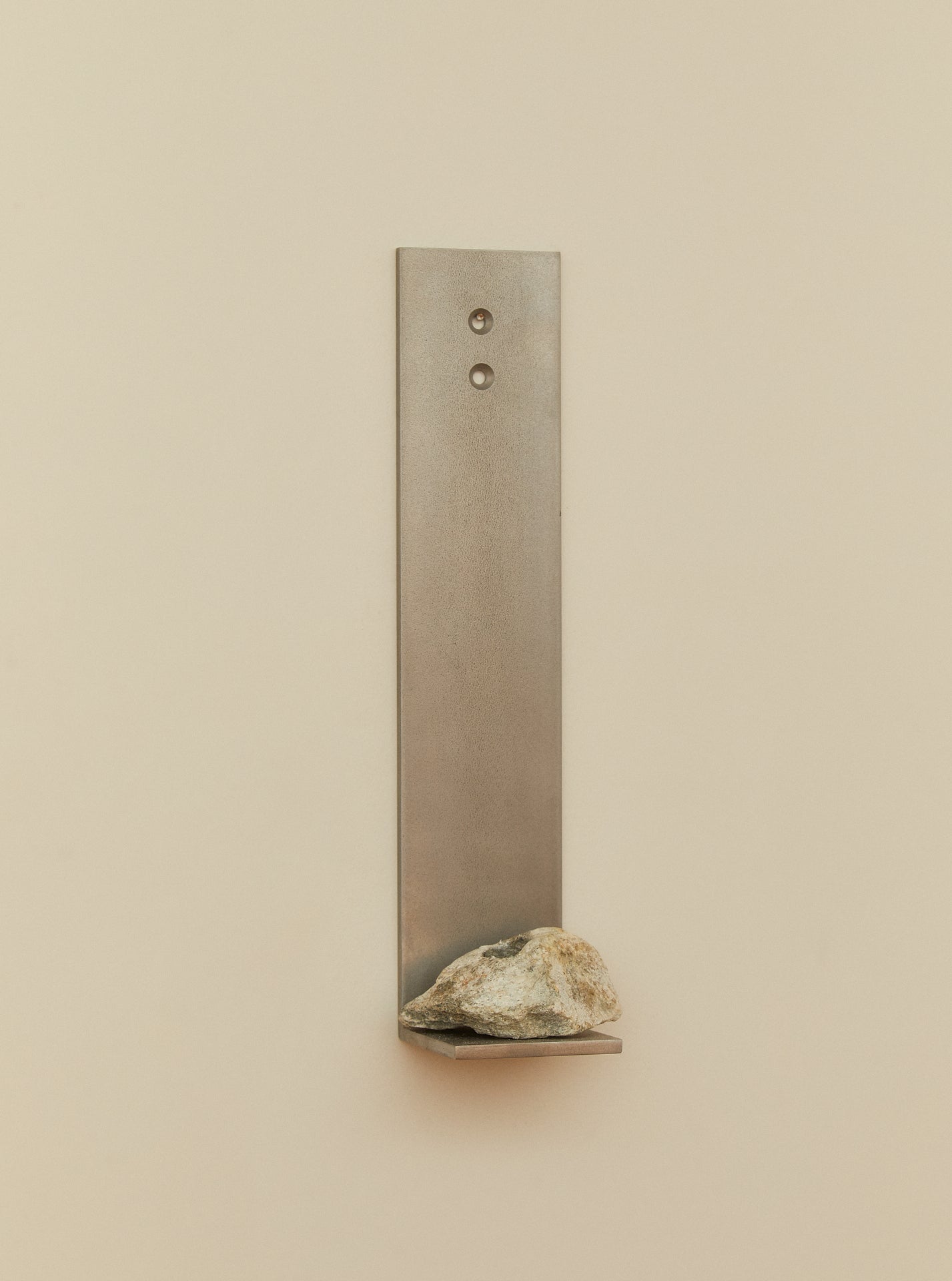 Liz Lenny x NOMIA - Steel and Stone Candle Wall Sconce