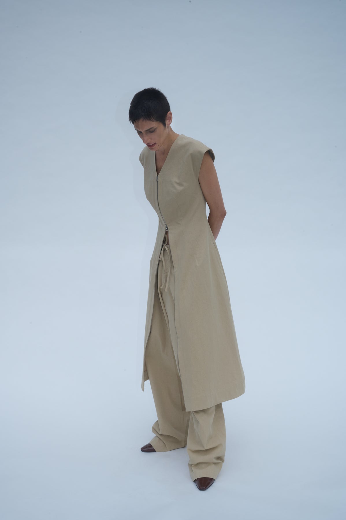 Sleeveless Zip Front Dress Sleeveless Zip Front Dress