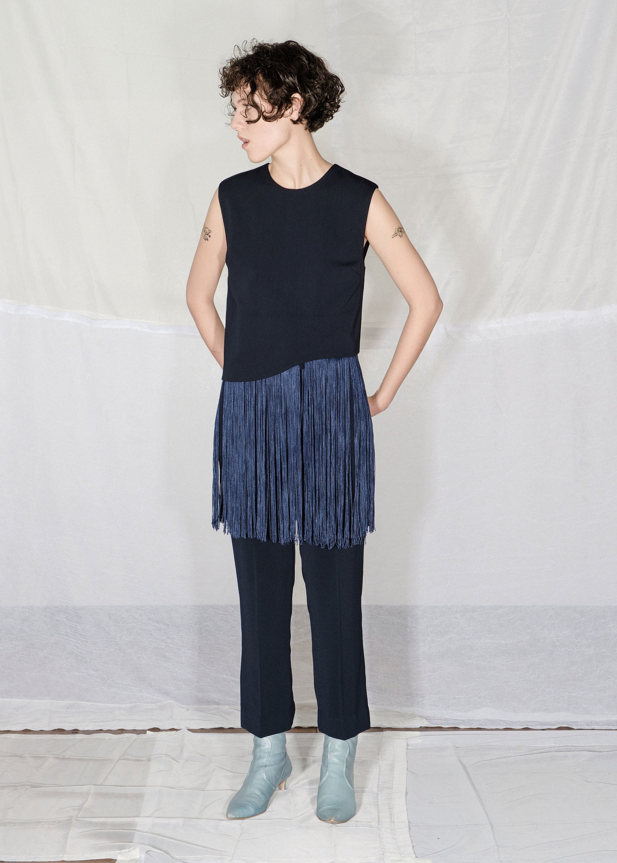 FRINGE TOP - Midnight