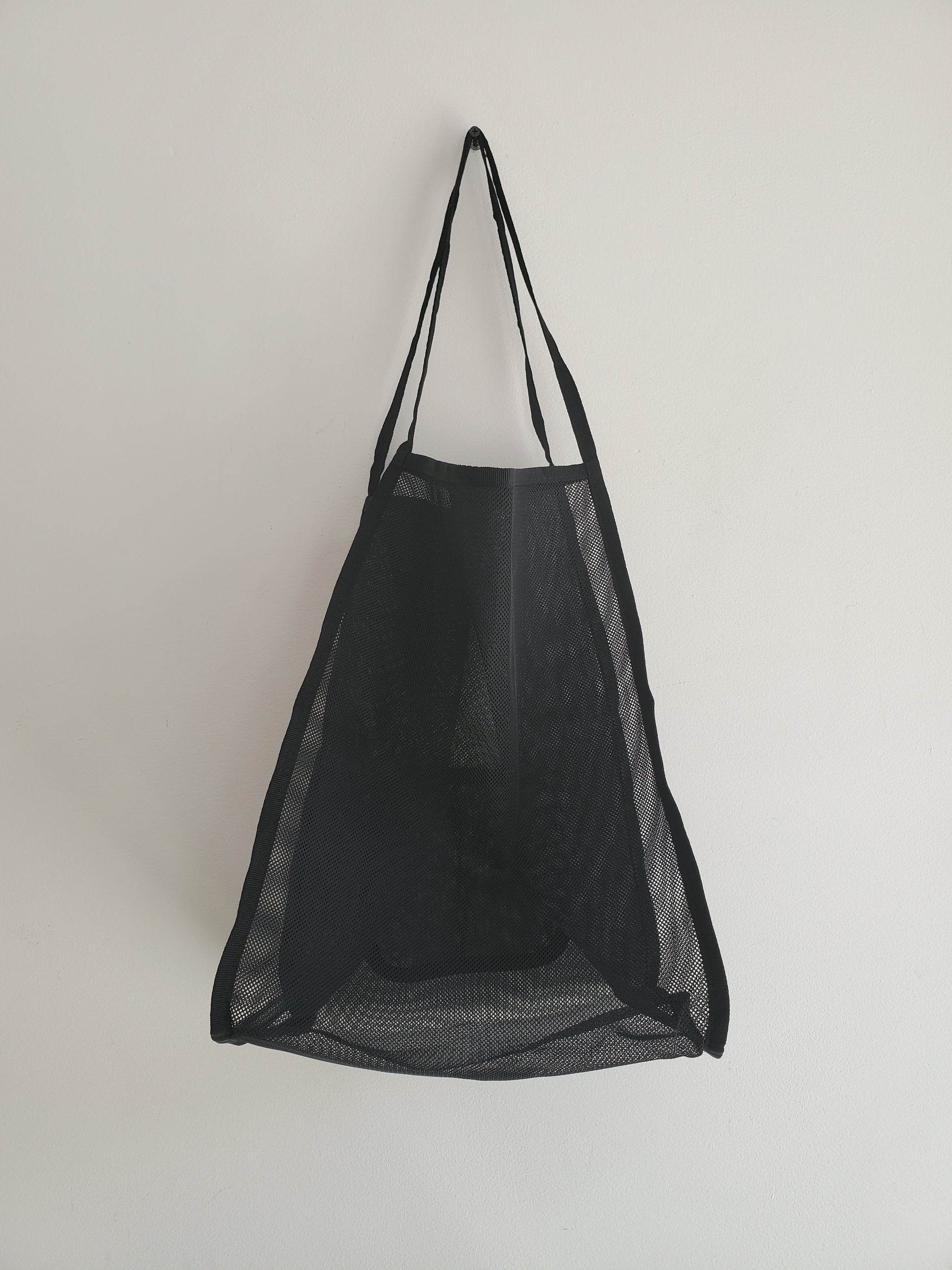 Poly-c Faux Leather Duffle Bag In Black