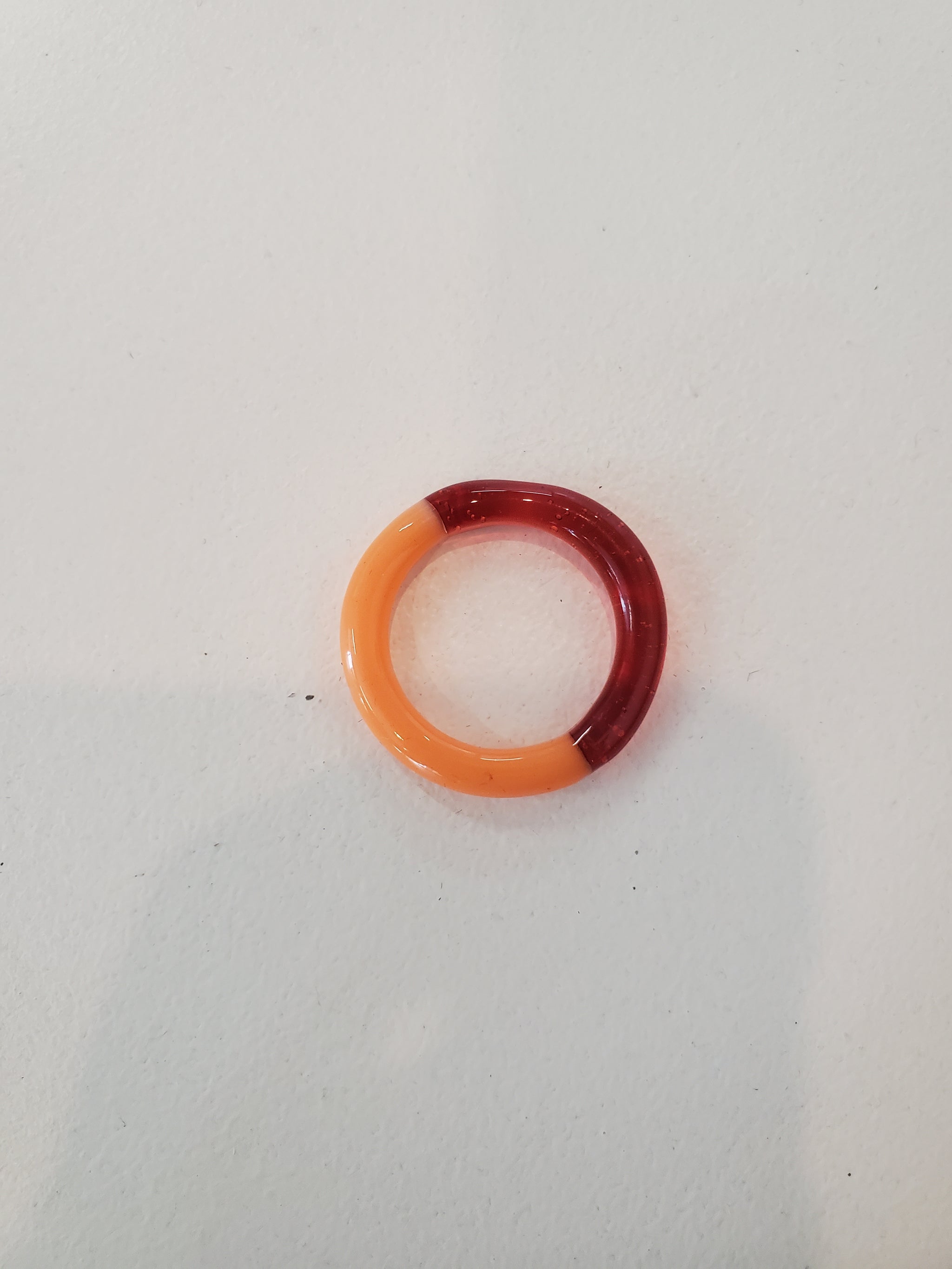 KEANE Two-Tone Ring - Orange