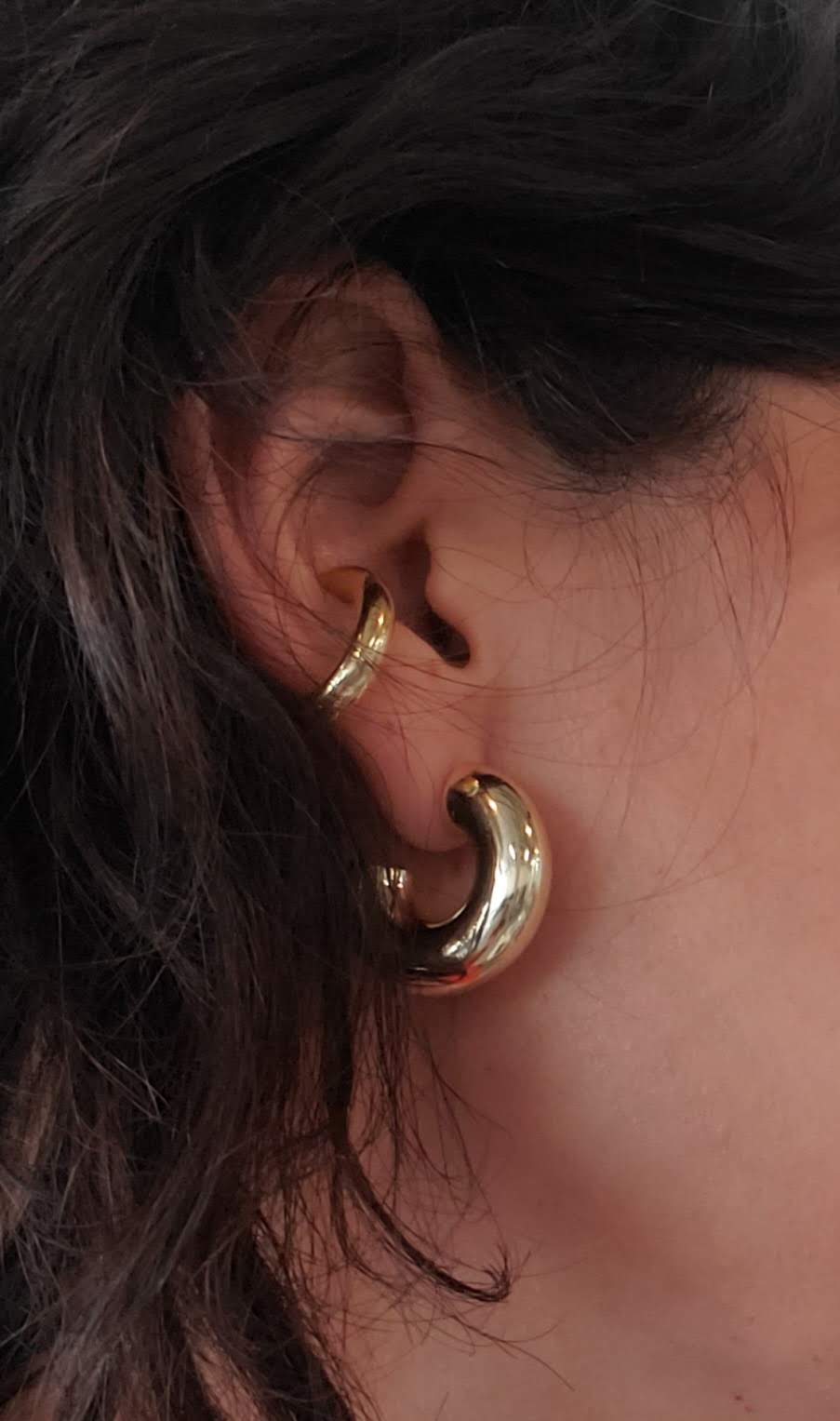 Gold Vermeil Large Ear Cuff – NOMIA